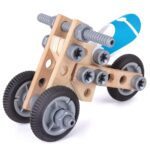 Дървен комплект Мотоциклет 34 части, Hape - Image 7