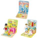 Дървен комплект Приключение с кукли 3 части, Hape - Image 2