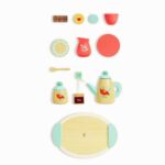 Дървен Комплект за Игра Време за чай, 14 части, Hape - Image 6