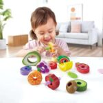 Дървен Комплект за Нанизване, 15 части, Hape - Image 2