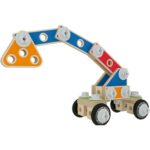 Дървен конструктор Майстор строител 62 части, Hape - Image 6
