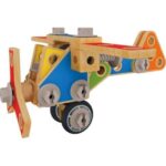 Дървен конструктор Майстор строител 62 части, Hape - Image 7