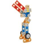 Дървен конструктор Майстор строител 62 части, Hape - Image 8