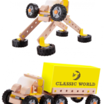 Дървен конструктор Камион робот, Classic World