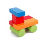 Дървен конструктор с кубчета 100 броя, Classic World - Image 10