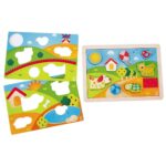 Дървен пъзел 3 в 1 Слънчевата долина, Hape - Image 2
