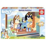Дървен пъзел Bluey 100 части, Educa