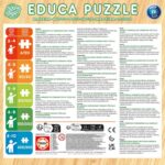 Дървен пъзел Мини Маус 2 x 50 части, Educa - Image 3