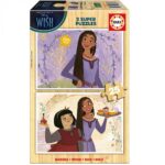 Дървен пъзел Wish 2 x 25 части, Educa