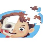 Дървен пъзел Човешко тяло 60 части, Hape - Image 5