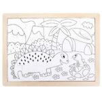 Дървен пъзел Динозаври 24 части, Hape - Image 7