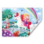 Дървен пъзел Еднорог и приятели 24 части, Hape - Image 8