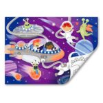 Дървен пъзел Космически приятели 48 части, Hape - Image 10