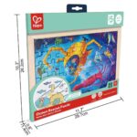Дървен пъзел Приключения в океана 48 части, Hape - Image 9