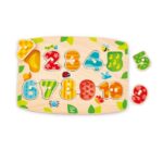 Дървен пъзел с цифри, Hape - Image 2