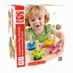 Дървен пъзел с Фигури за Нанизване, Hape