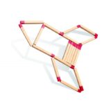 Дървен пъзел с кибритени клечки, 21 части, Hape - Image 3