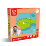 Дървен пъзел с кубчета Диви животни, Hape