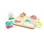 Дървен звуков пъзел Животни, 6 части, Hape - Image 2