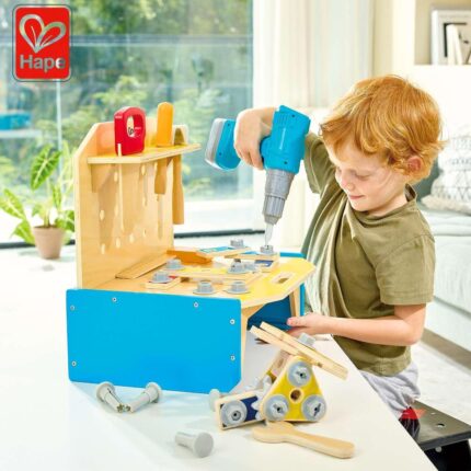 Дървена детска работилница 51 части, Hape