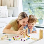 Дървена игра Bamboo Rapido бамбукови пръчки и цветови комбинации, Hape - Image 4