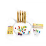 Дървена игра Bamboo Rapido бамбукови пръчки и цветови комбинации, Hape - Image 5
