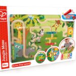 Дървена игра Магнитен лабиринт Джунгла, Hape