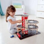 Дървена игра Триетажен паркинг, Hape - Image 4