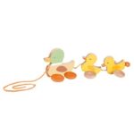 Дървена играчка за дърпане Патенца, Classic World - Image 2