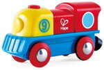 Дървена играчка Цветен локомотив, Hape