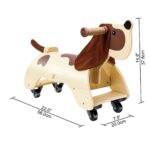 Дървена играчка Дакел за езда, Hape - Image 4