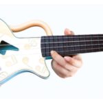 Дървено укулеле Rock n Roll синьо, Hape - Image 4