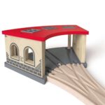 Дървена играчка Влакова депо, 28.7 x 17.8 x 10.9 см, Hape - Image 2