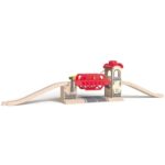 Дървена играчка Железопътен повдигащ се мост, Hape - Image 2