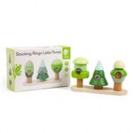 Дървена играчка кубчета за нанизване Гора, Classic World - Image 4