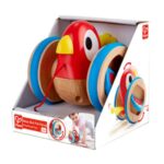 Дървена играчка за дърпане пиленце, Hape - Image 5