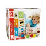 Дървени кубчета за сортиране 10 части, Hape - Image 4