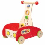 Дървена проходилка с активности и сметало, Hape - Image 2