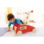 Дървена проходилка с активности и сметало, Hape - Image 4