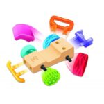 Дървена количка за сглобяване, 12 части, Hape - Image 3