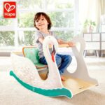 Дървена люлка за бебе 2 в 1 Лебед, Hape