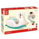 Дървена люлка за бебе 2 в 1 Лебед, Hape - Image 12