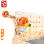 Дървена работна маса Млад изобретател 79 части, Hape - Image 9