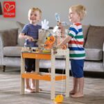 Дървена работна маса Млад изобретател 79 части, Hape - Image 6