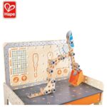 Дървена работна маса Млад изобретател 79 части, Hape - Image 10