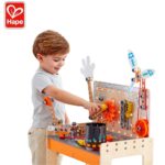 Дървена работна маса Млад изобретател 79 части, Hape - Image 3