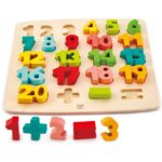 Дървени цифри с поставка, Hape - Image 2