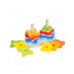 Дървени форми за подреждане 19 броя, Hape - Image 3