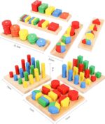 Дървени Монтесори Играчки 9 в 1 - Игри за умни деца - Image 18