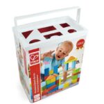 Дървени разноцветни кубчета Hape
